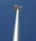das plataformas Monopole de aço da torre 3 das telecomunicações de 50m G/M Fm 5g o mergulho quente galvanizou