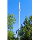 Telecomunicação Monopole de aço de Wifi da torre de antena de 80 medidores