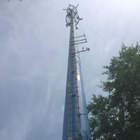 telefone celular móvel da torre de aço Monopole de 100ft afilado/flangeado