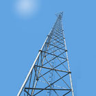 Torre da estrutura da construção de aço elétrico 25m Guyed