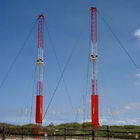 ISO2008 9001 galvanizou a torre de aço para a medição do vento