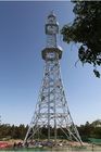 Torre de antena galvanizada habilitado da tevê Q345 do Iso autossuficiente
