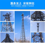 As telecomunicações dobram as torres de aço da autossuficiente estrutura