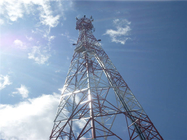 Autossuficientes torre equipada com pernas 80m da antena 4g 4