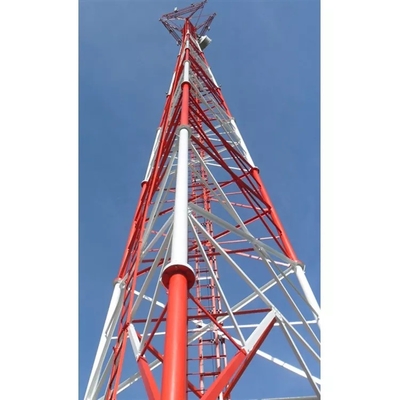 15m 3 torres galvanizadas pés das telecomunicações da torre Q235 da transmissão da estrutura