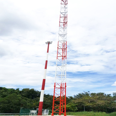 Torre equipada com pernas Q235 Q345 60m do padrão 3 do ANSI TIA-222-G do GB