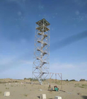 O Iso certificou a torre de aço do ângulo de 15m, torres das telecomunicações