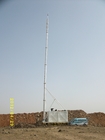 Torre de Comunicação de Integração Rápida Tubo Único 20 - 32m Galvanizado por Imersão a Quente