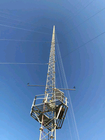Q235 galvanizou dos pés móveis de aço da torre 4 da pilha do ângulo o equipamento de rádio da transmissão de tevê
