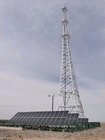 Torre de aço galvanizada das telecomunicações do telefone celular da torre do Internet do MERGULHO quente Q345 5g