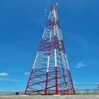 3leg angular galvanizou a torre de antena móvel de aço com suportes do MW