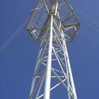O mergulho quente do triângulo galvanizou a torre de Guyed das telecomunicações