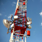 Anti torre equipada com pernas da corrosão 4 para a telecomunicação