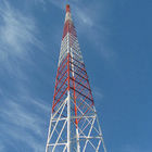 Torre de aço galvanizada equipada com pernas do telefone celular da estrutura 4