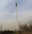 Torre de antena octogonal de aço da tevê Q235 para a transmissão