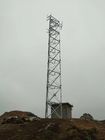 Torre de aço tubular da antena sem fio resistente do vento