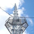 Torre de aço tubular da estrutura elétrica de uma comunicação 55m