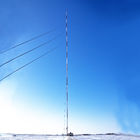 Mastro de Guyed da torre de comunicação móvel do triângulo equilateral