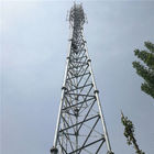 Antena móvel da torre do tubo de aço do OEM Q420B para telecomunicações