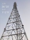 Torre de antena do aço 40m do ângulo autossuficiente