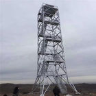 Torre de aço do relógio do exército do ângulo para a observação sintética