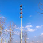torre de aço Monopole galvanizada 80m de uma comunicação móvel