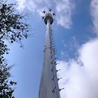Sinal móvel personalizado de Unicom da torre de comunicação da micro-ondas da construção de aço 15m