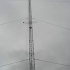 Entrelace a torre de aço do fio dos 10m Guyed de uma comunicação