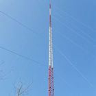 Entrelace a torre de aço do fio dos 10m Guyed de uma comunicação