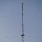 Da torre padrão do fio da conexão 36m/S Guyed da flange de ASTM aço customizável e para ligar o aço estrutural