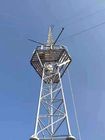 torre elétrica da estrutura de Guyed do mastro de uma comunicação de 50m