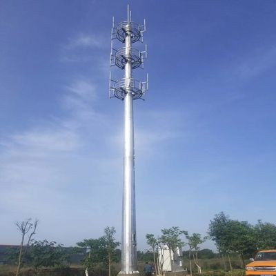 Torre de aço Monopole da telecomunicação 15m de Wifi da antena