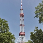 Rádio do aço 80m do ângulo e torre de aço tubulares da televisão