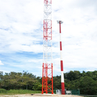 Torre de aço tubulares equipados com pernas equipados com pernas ou 4 de 3 das telecomunicações do apoio do auto
