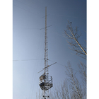 Torre do fio da telecomunicação 80m Guyed da antena