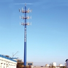 rádio Wifi de Polo da torre de aço Monopole do Bts das telecomunicações do telefone celular 4g autossuficiente único