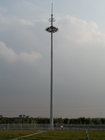 o mergulho quente Monopole de torre de antena de 40m galvanizou octogonal afilado