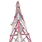 torre da transmissão por micro-ondas de 15m, torre triangular da telecomunicação
