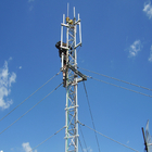 Torre do mastro da telecomunicação 15m Guyed da antena