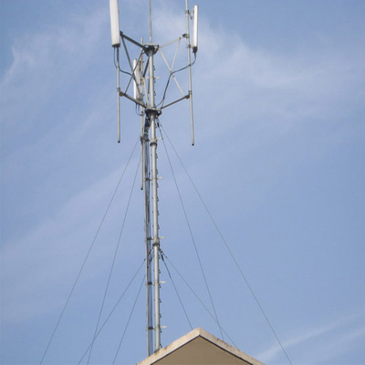 torre de 30m 45m 60m Guyed Polo, torre de aço do ângulo